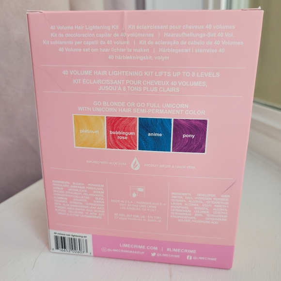 Lime Crime Unicorn Hair Bleach Party Kit - Picture 2 of 3